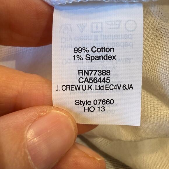 J. Crew women’s size 6 Off-White Long Sleeve Embroidered Boho Style Top - Picture 5 of 6